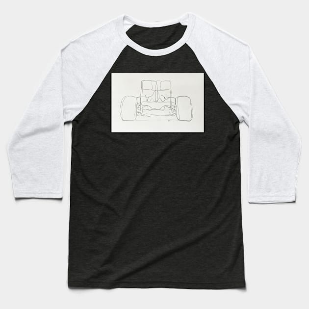 Narrow Wing Baseball T-Shirt by motivo design works